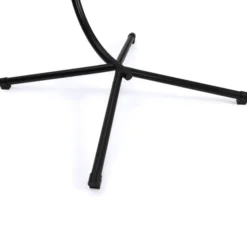 Fauteuil œuf suspendu avec coussins gris