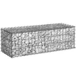 Gabions pour pierre (jardin) 100 x 30 x 30 cm : lot de 2