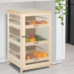 Garde-manger bois pour fruits et légumes