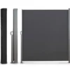 Housse pour paravent rétractable hauteur 1 m 60 noir