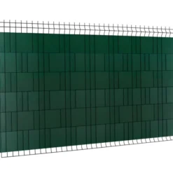Lamelles occultantes PVC vert 35m pour grillage rigide