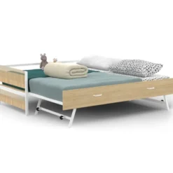 Lit banquette convertible style industriel