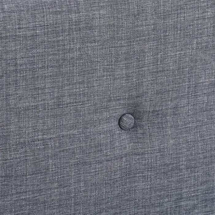 Lit style scandinave 140x190 cm gris