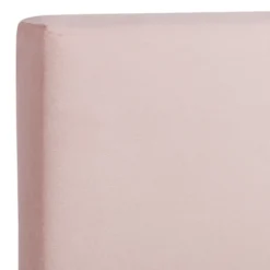 Lit style scandinave 140x190 cm rose