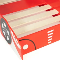 Lit voiture Formule 1 rouge