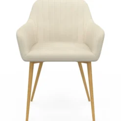 Lot chaises et fauteuils de table avec pied effet bois