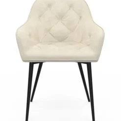 Lot chaises et fauteuils de table beige