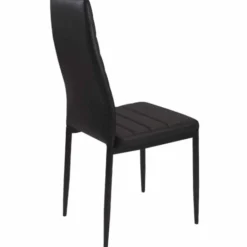 Lot de 6 chaises noires