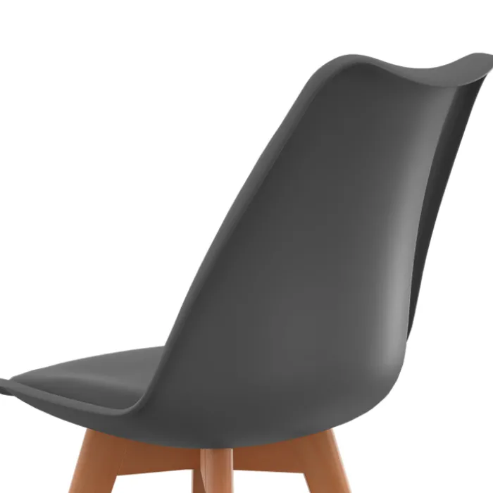Lot de 8 chaises scandinaves 4 couleurs