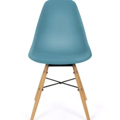 Lot de 6 chaises scandinaves couleur pastel