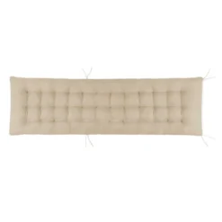 Lot de 2 coussins universels de transat 180 cm beige