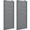Lot de 2 persiennes pour Pergola pans modulables gris anthracite