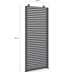 Lot de 2 persiennes pour Pergola pans modulables gris anthracite