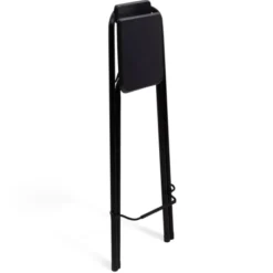 Lot de 4 tabourets hauts pliants noirs