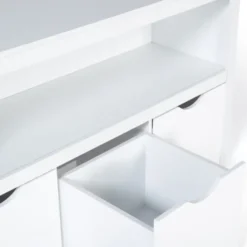 Meuble de rangement pour enfant 3 tiroirs bois blanc
