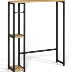 Meuble dessus WC industriel bois et métal