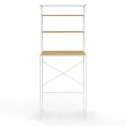 Meuble étagère blanc machine à laver