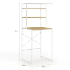 Meuble étagère blanc machine à laver