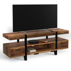 Meuble TV 140cm avec rangements