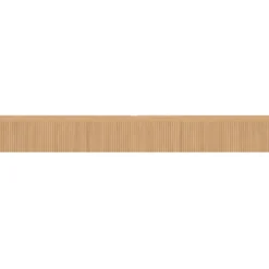 Meuble TV 270 cm suspendu 3 portes lattes tasseau bois coloris chêne