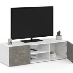 Meuble TV effet béton