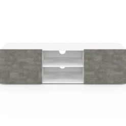 Meuble TV effet béton