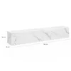 Meuble TV suspendu 2 portes bois effet marbre 180 cm