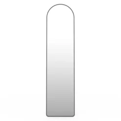 Miroir sur pied contour noir 160 x 40 cm