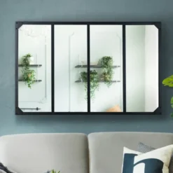 Miroir verrière style industriel