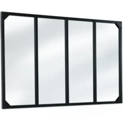 Miroir verrière style industriel