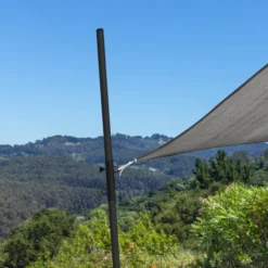 Mâts réglables de fixation pour voile d’ombrage x2
