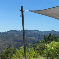 Mâts réglables de fixation pour voile d’ombrage x2
