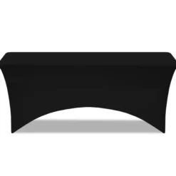 Nappe rectangulaire extensible noire