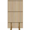 Paravent extérieur ajouré claustra décoratif extérieur 80 x 150 cm effet bois