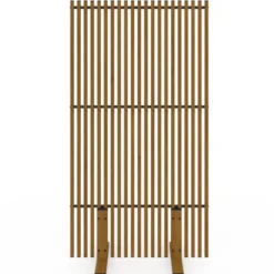 Paravent extérieur ajouré claustra décoratif extérieur 80 x 150 cm effet bois
