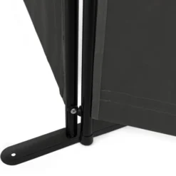 Paravent extérieur / intérieur sur pieds 3 panneaux gris anthracite