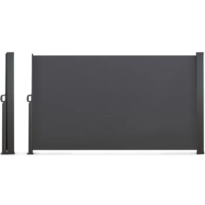Paravent rétractable 4m gris