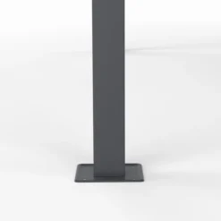 Pergola édition collector persiennes verticales toit rétractable 3x4 M 4 pans modulables gris anthracite
