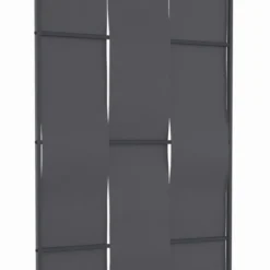 Pergola persienne 3x4 M gris anthracite avec toit rétractable et 4 pans modulables