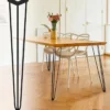 Pieds de table épingle hauteur 71 cm