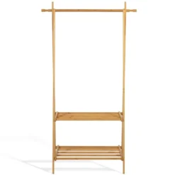 Portant vêtements en bambou