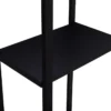 Porte bûches vertical intérieur 170 cm en métal noir