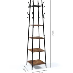 Porte-manteau industriel sur pieds