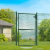 Portillon vert jardin en acier 105 x 125 cm