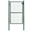 Portillon vert jardin en acier 105 x 150 cm