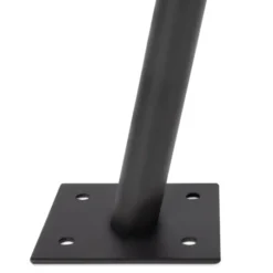 Poteau pour toile ombrage en acier noir 220 cm