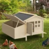 Poulailler en bois 5 poules avec pondoir sur pilotis XXL
