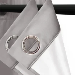Rideaux occultants thermiques gris clair