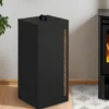 Réservoir à granulés rangement à pellets intérieur 55 kg avec jauge transparente