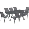 Salon de jardin avec table extensible 8 places